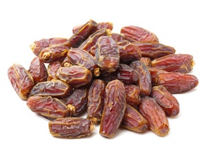 Dates on white background