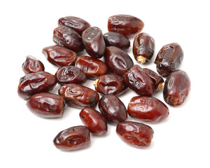 Dates on white background