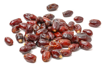 Dates on white background