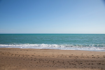 beautiful beach and sea background