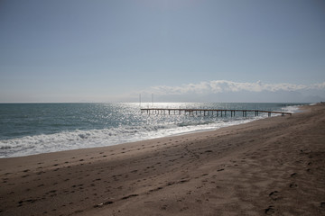 beautiful beach and sea background