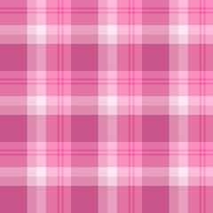 Seamless pattern in awesome beautiful pink colors for plaid, fabric, textile, clothes, tablecloth and other things. Vector image.