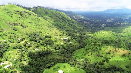 landscape in west cameroon mountains