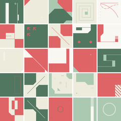 Digital Design Abstract Vector Pattern