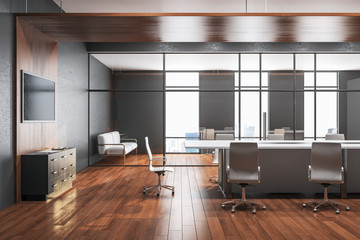 Modern conference room interior