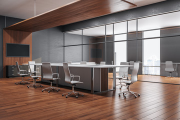 Contemporary conference room interior