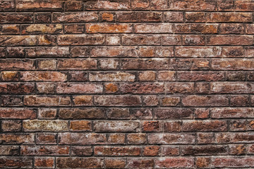 Texture of old medieval brick wall