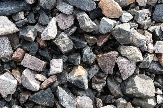 pile of gravel on the dump, macadam