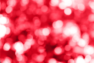 red bokeh background