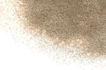 Fototapeta na wymiar Sand image, isolated on a white background