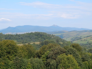 view of mountains