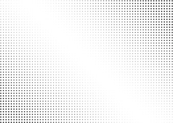 Abstract halftone dotted background. Monochrome pattern with stars.  Vector modern futuristic texture for posters, sites, business cards, postcards, labels and stickers. Design mock-up layout.