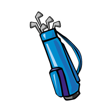 Golf icon isolated on a white background in EPS10