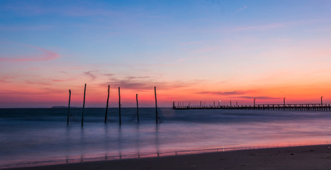 The sunrise from Koh Rong Samloem, Cambodia