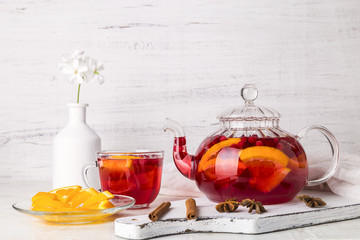 Image with fruit tea.
