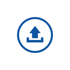 Upload vector icon, upload symbol vector