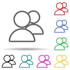 people icon. Element of simple icon for websites, web design, mobile app, info graphics. Thick line icon for website design and development, app development