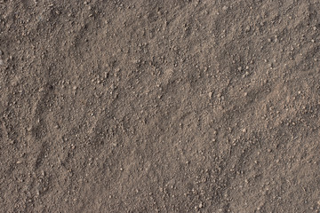 The dry soil turned into dust, soil texture background.