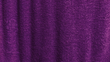 Purple cloth texture wavy background with a place for text