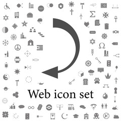 back arrow icon. web icons universal set for web and mobile