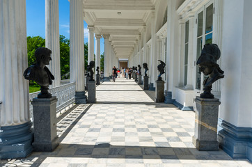 Cameron Gallery in Tsarskoye Selo, the old imperial palace, a popular tourist destination, St....