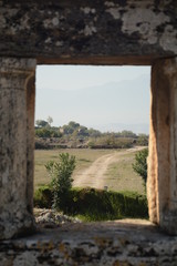Fototapeta premium A Road to Nowhere in Pamukkale