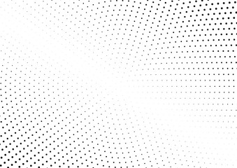 Abstract halftone dotted background. Monochrome pattern with dot and circles.  Vector modern pop art texture for posters, sites, business cards, cover postcards, interior design, labels, stickers.