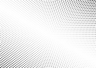 Abstract halftone dotted background. Monochrome pattern with square.  Vector modern pop art texture for posters, sites, cover, business cards, postcards, grunge art, labels layout, stickers.