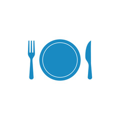 Fork and knife, restaurant symbol i