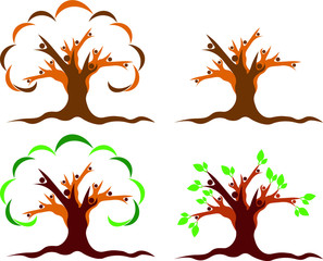 couple tree logo