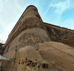 Fototapeta na wymiar Port structure, La Valletta, Vittoriosa, Malta