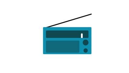 Obraz premium Radio Symbol Icon Illustration