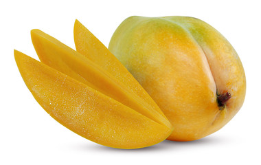Mango fruit isolated on white background