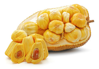 Jackfruit isolated on white background