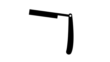 A male hairdresser hair salon scissors man sign