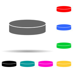 washer multi color style icon. Simple thin line, outline vector of web icons for ui and ux, website or mobile application