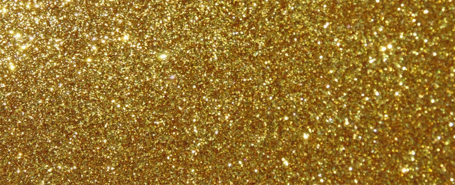Gold Glitter Sparkle Texture Background Vector