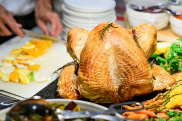 roasted barbecute chicken