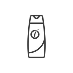 Shampoo Vector Line Icon  style illustration.