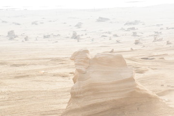Natural Fossil Dunes in Abu Dhabi.Day time Photography with Nikon camera..