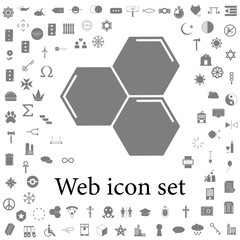 Honeycomb icon. web icons universal set for web and mobile