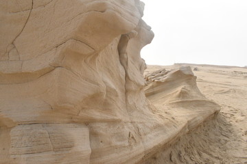 Natural Fossil Dunes in Abu Dhabi.Day time Photography with Nikon camera..