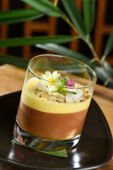 Chocolate Passion Fruit Mousse dessert