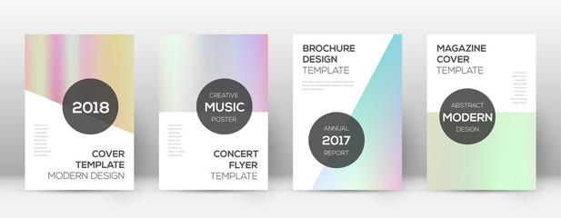 Fototapeta premium Flyer layout. Modern dazzling template for Brochur