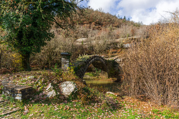Bridge over mountain river, Greece, Zagoria