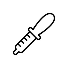 Pipette icon vector