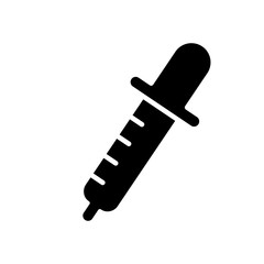 Pipette icon vector