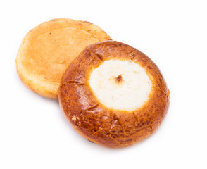 the cheese cakes, on white