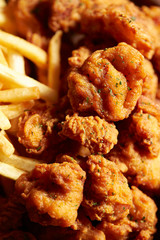 fried chicken on plate