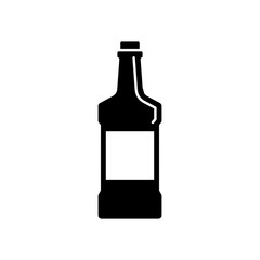 Bottle of oil, glass icon. Simple vector liquid container icons for ui and ux, website or mobile application